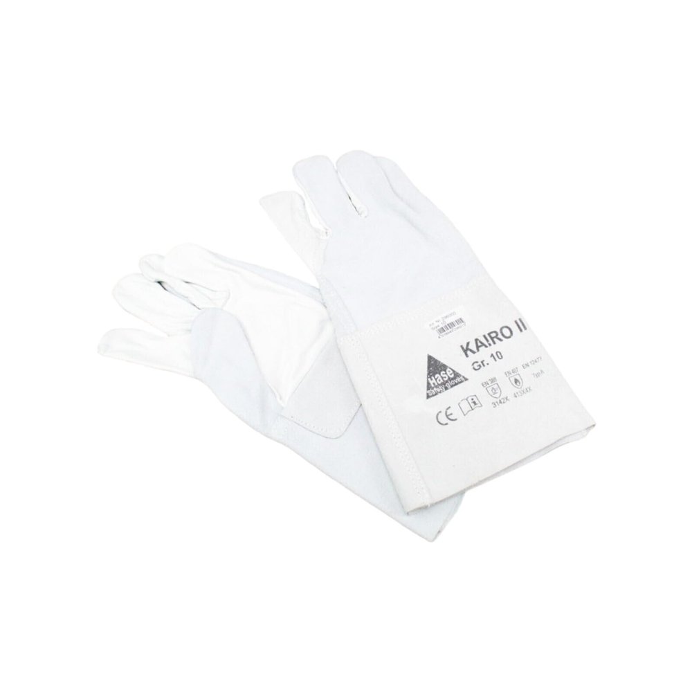 Strong Hand MAG Welding Gloves, Heat-Resistant Leather, Size 10.5, MIG/MAG, Pack of 6