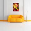 Pixxprint Colorful Autumn Leaves, 60 x 60 cm, Square Stretched Canvas Print view 2