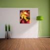 Pixxprint Colorful Autumn Leaves, 60 x 60 cm, Square Stretched Canvas Print view 3