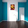 Pixxprint Colorful Autumn Leaves, 60 x 60 cm, Square Stretched Canvas Print view 4