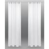 Bestlivings Noella Voile Tab-Top Sheer Curtains, 140 x 175 cm, 2-Pack, Pure White view 1