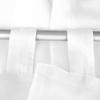 Bestlivings Noella Voile Tab-Top Sheer Curtains, 140 x 175 cm, 2-Pack, Pure White view 2