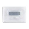 Transparent Vinyl Badge Holders, Vertical or Horizontal, Magnetic, Credit Card Size (3 x 2), 25-Pack view 1