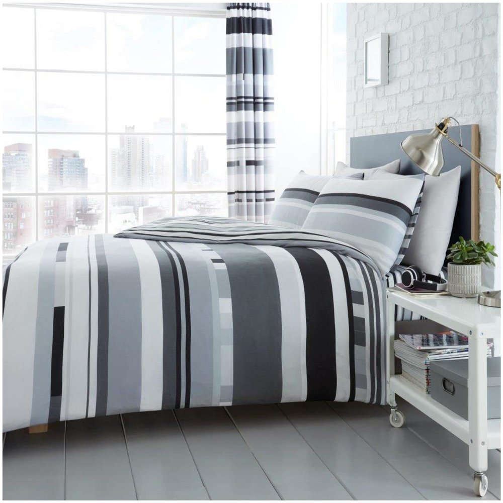 GAVENO CAVAILIA Luxury Bedding Set with Duvet Cover and Pillowcases, Cotton-Polyester, Plain, King Size