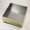 STM-Fulda Stainless Steel Tray, Fully Welded Corners, 250 x 250 x 100 mm, 1 mm Thick view 1
