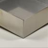 STM-Fulda Stainless Steel Tray, Fully Welded Corners, 250 x 250 x 100 mm, 1 mm Thick view 2