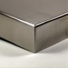 STM-Fulda Stainless Steel Tray, Fully Welded Corners, 250 x 250 x 100 mm, 1 mm Thick view 3