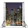 YongFoto 2.2 x 1.5 m Vinyl City Night Skyline Photo Backdrop view 3