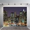YongFoto 2.2 x 1.5 m Vinyl City Night Skyline Photo Backdrop view 4
