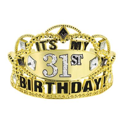 Amscan 250773 Sparkling Celebration Tiara, One Size, Multicolor