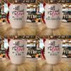 printplanet Personalized Spoon Mug with Name – All You Need Design – Red view 3