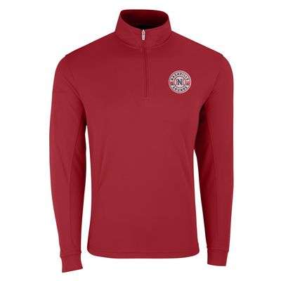 Vantage Apparel Nashville Sounds Minor League Baseball 1/4-Zip Tech Pullover, Sport Red, XL