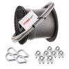 Seilwerk STANKE PVC-Coated Stainless Steel Wire Rope Trellis Aid, 5 m, V4A, 4 mm view 1