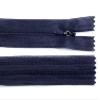 Schnoschi 5-Pack 35 cm Concealed Spiral Zippers, Non-Separating, Dark Blue, 3 mm view 1