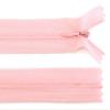 Schnoschi 20-Pack 50 cm Concealed Spiral Zippers, Non-Separating, Dusty Rose, 3 mm Track view 1