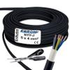 EBROM NYY-J 5 x 4 mm² Underground Power Cable, Black – 11 m view 1