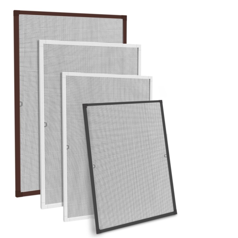 Sun World Custom-Made Insect Screen, Anthracite, 91–100 x 111–120 cm