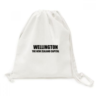DIYthinker Wellington New Zealand Capital Canvas Backpack Travel Shopping Bag