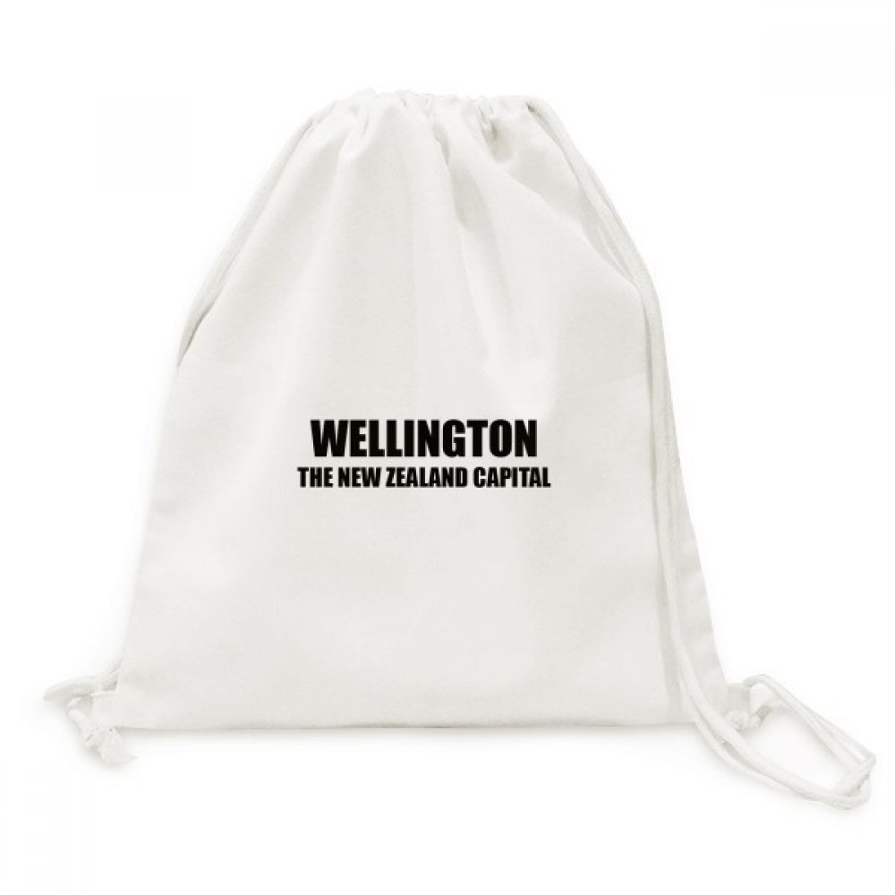 DIYthinker Wellington New Zealand Capital Canvas Backpack Travel Shopping Bag
