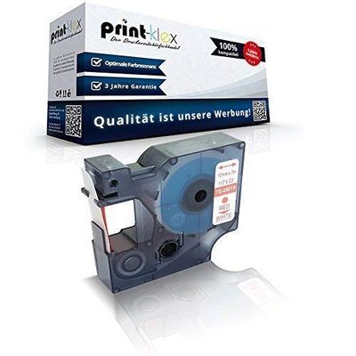 Print-Klex Label Tape Compatible with Dymo D1 45015, 12 mm x 7 m, Color Print Series