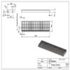 Fenau 1200 x 305 mm Grating Step (R11) XSL, 30/30 mm Mesh, Galvanized Steel Stair Tread view 2