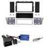 Installation Kit: Double-DIN Radio Fascia, Clarion Steering Wheel Control Interface, and Antenna Adapter for Opel Vivaro J7/F7 (2011–2015) view 1