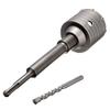 Core Drill Bit 30–160 mm – Here: 90 mm (10-Tooth) Set with 350 mm SDS Plus Extension for Concrete and Stone view 1