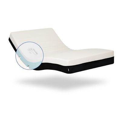 Geriafy Orthopedic Visco Mattress 105 x 190 cm | 20 cm High | Breathable, Fresh Cotton Cover | Suitable for Adjustable Bed Slats