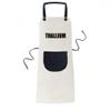 DIYthinker Thallium Element Name Chemistry Cooking Kitchen Beige Adjustable Bib Apron with Pockets for Women and Men, Chef, 70 x 67 cm, Black view 1
