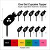 Innovedesire Bomb Cake Toppers, Acrylic Wedding and Birthday Decor, 10 Pieces view 3