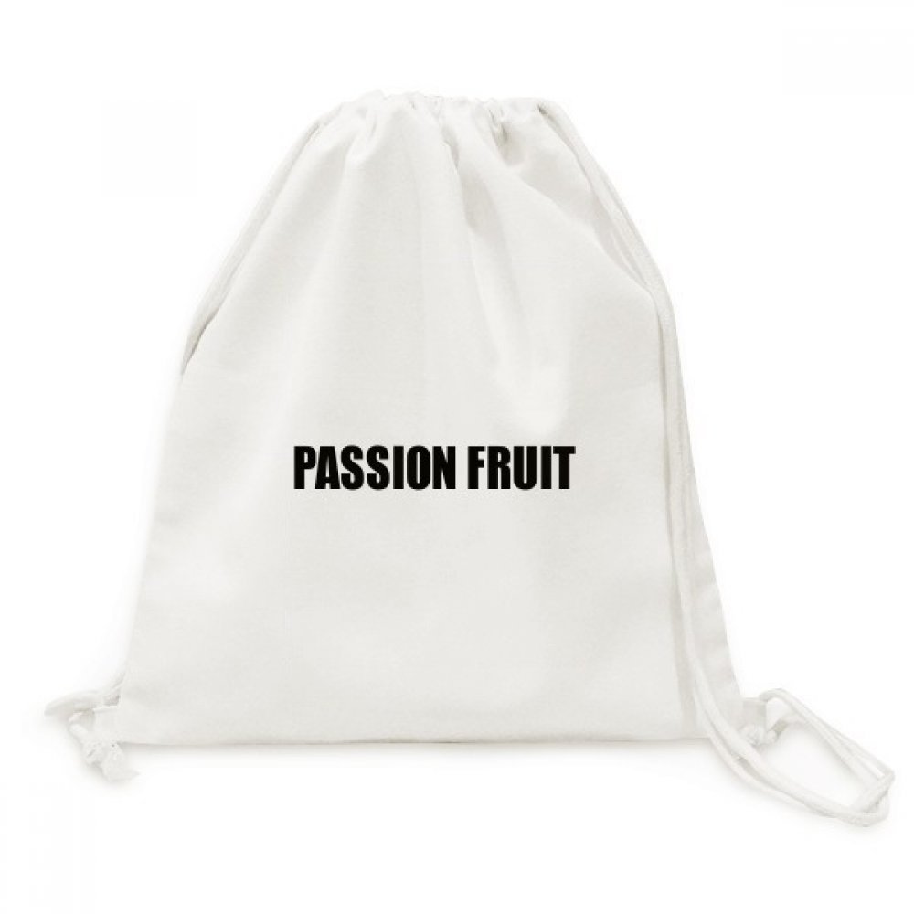 DIYthinker Passion Fruit Fruit Names Foods Canvas Backpack