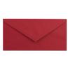 75 DL Envelopes, Dark Red with Silver Metallic Lining, 110 x 220 mm view 2