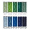 Gütermann Rayon No. 40 Machine Embroidery Thread Set, 10 x 200 m, Green and Blue view 4