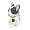 ornerx 15.2 cm H Hand-Painted Dog Figurine Statue, Black Beagle, 4.7 x 4 x 6 in, Boston Terrier view 3