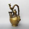 YUNHAO Feng Shui Chinese Brass Rice Wine Pot Dragon and Phoenix Statue view 2