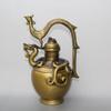 YUNHAO Feng Shui Chinese Brass Rice Wine Pot Dragon and Phoenix Statue view 4