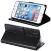 TienJueShi Black Flip Book-Style PU Leather Case for EE Hawk 5-Inch view 3