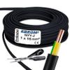 EBROM NYY-J 1x16 mm Grounding Cable for Lightning Protection, Black, 60 m view 1