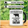 Samunshi “I Think of a Cow” Black Coffee Mug, 300 ml view 4