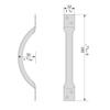 Gate Handle for Gates up to 80 kg view 3
