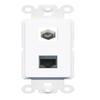 RiteAV Coax CAT5e Shielded Insert, White view 1