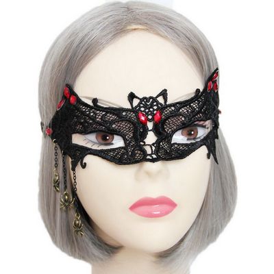 Xiang Ru Black Lace Pendant Princess Eye Mask
