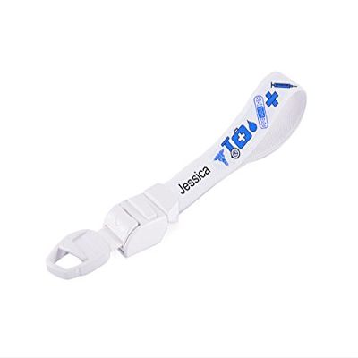 Hospitrix Tourniquet/Vein Stasis Band for Nurses, Personalized with Name (Blue Medical Symbols)