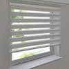 PREMIUM Duo Roller Blind 60 x 160 cm, White, Screw-Mounted, Free-Hanging, with Metal Brackets view 1