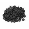Tenlacum 100-Piece M3 Threaded Fastener Set, Nylon Hex Nuts, Black view 1