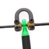 ZSHJGJR 2-Piece Metal D-Loop Rings for Compound Bow Thumb Trigger Release, Gray view 4