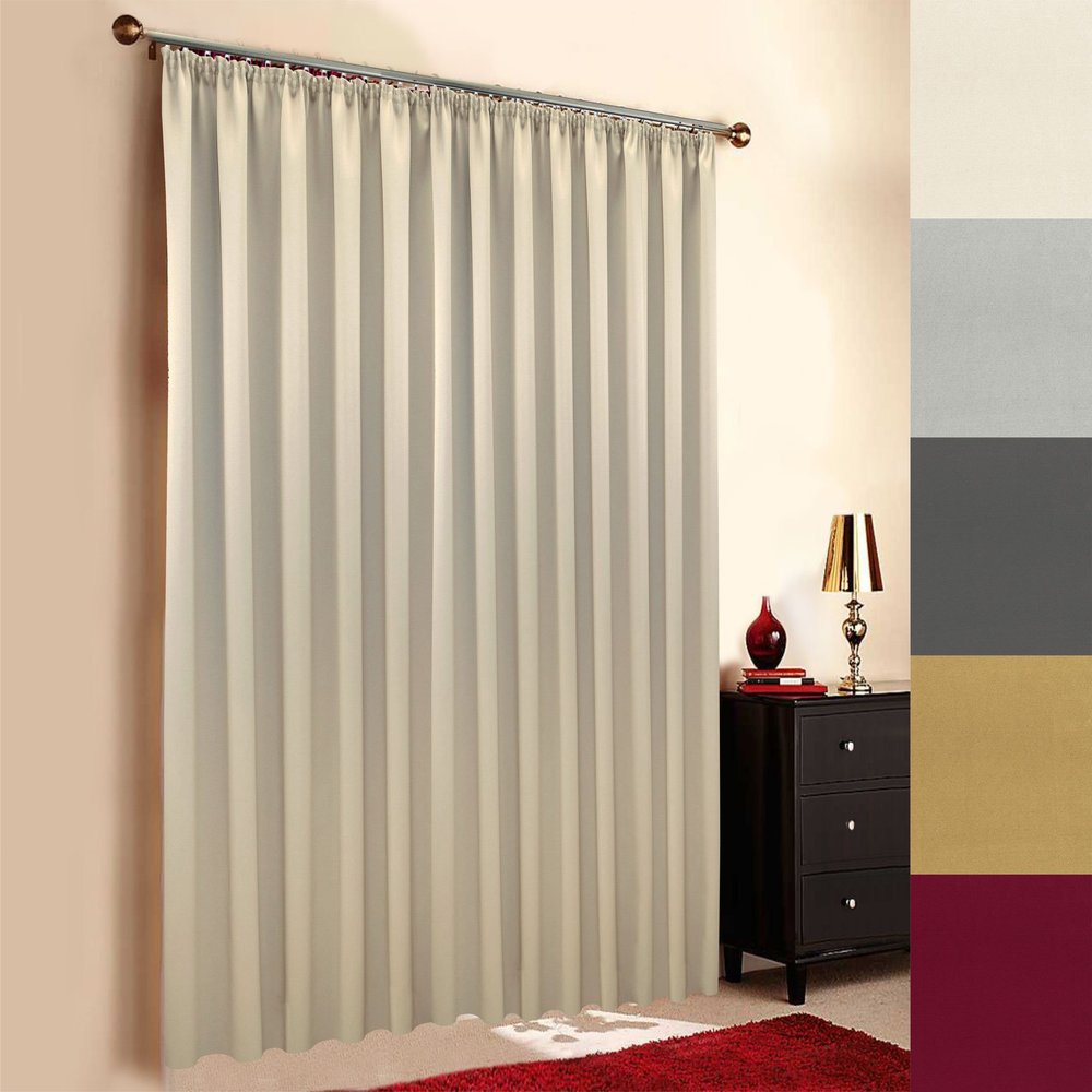 Sun World Made-to-Measure Blackout Curtain, Beige, 260 x 145 cm (H x W)
