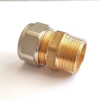 H2O-Flex 16 mm Screw Fitting with 1/2-Inch Male Thread, 2.0 mm Aluminum Composite Pipe