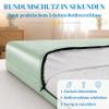 PROCAVE Waterproof Mattress Cover, Green, Breathable and Wipe-Clean, 120 x 200 cm, for 10 cm Mattress Height – Made in Germany view 4