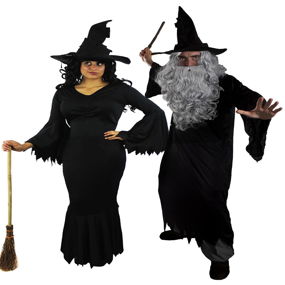Couples Halloween Costume: Witch and Wizard